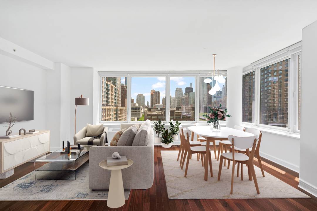 Spacious Corner Two-Bedroom with Home Office