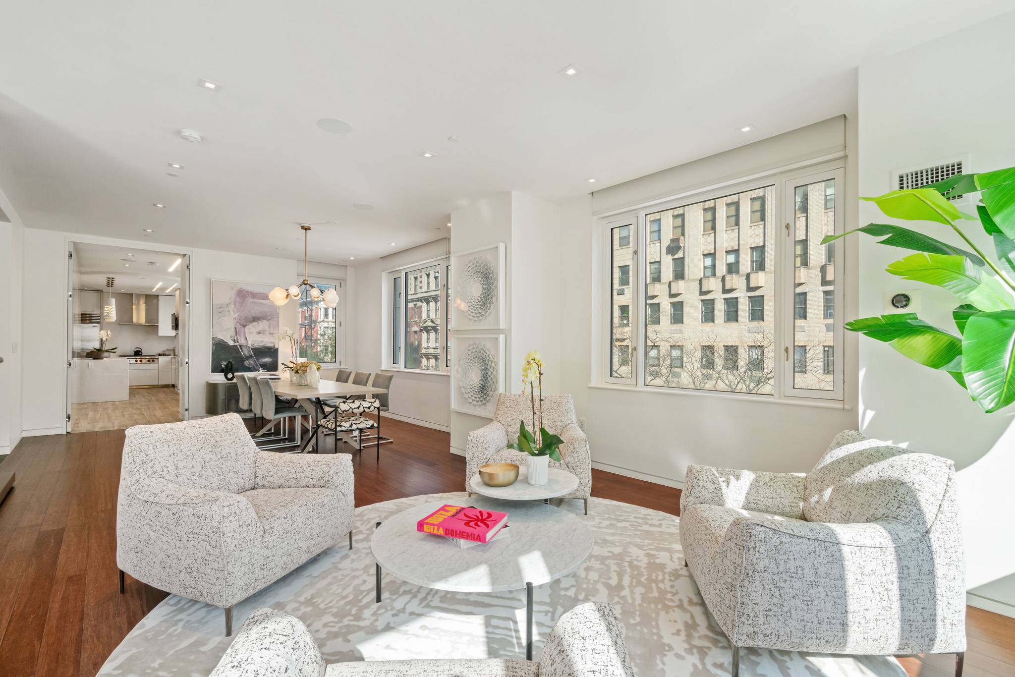 Meticulously renovated, expansive 6002 sq ft corner duplex condominium situated in the coveted Carnegie Hill