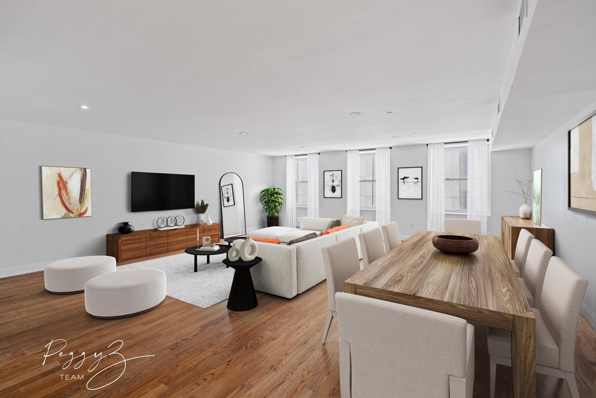Large 2 Bed 2 Bath Luxury Loft for Rent in Tribeca