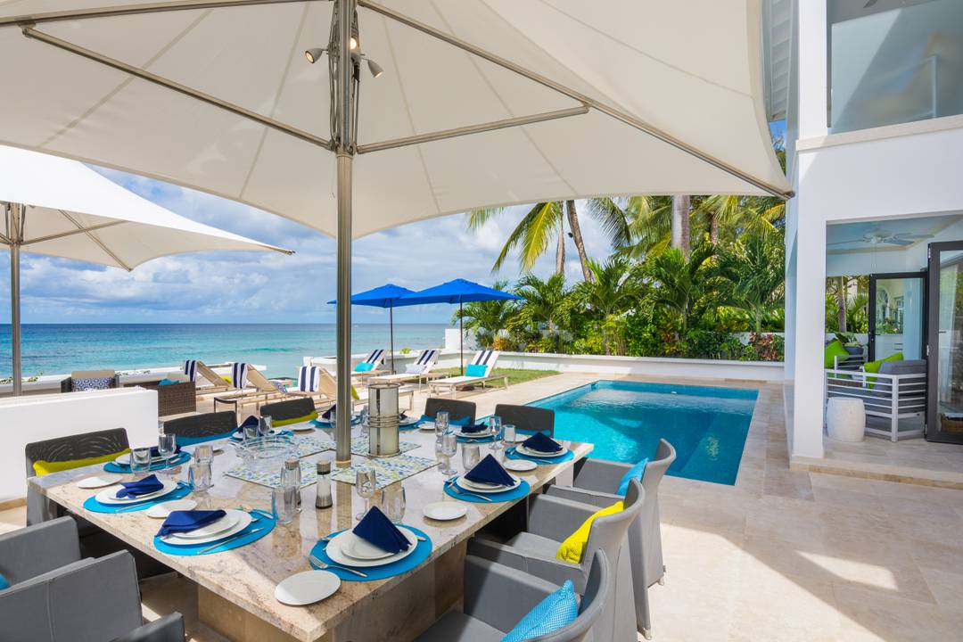 5 Bed Beachfront Villa on Barbados' Platinum Coast