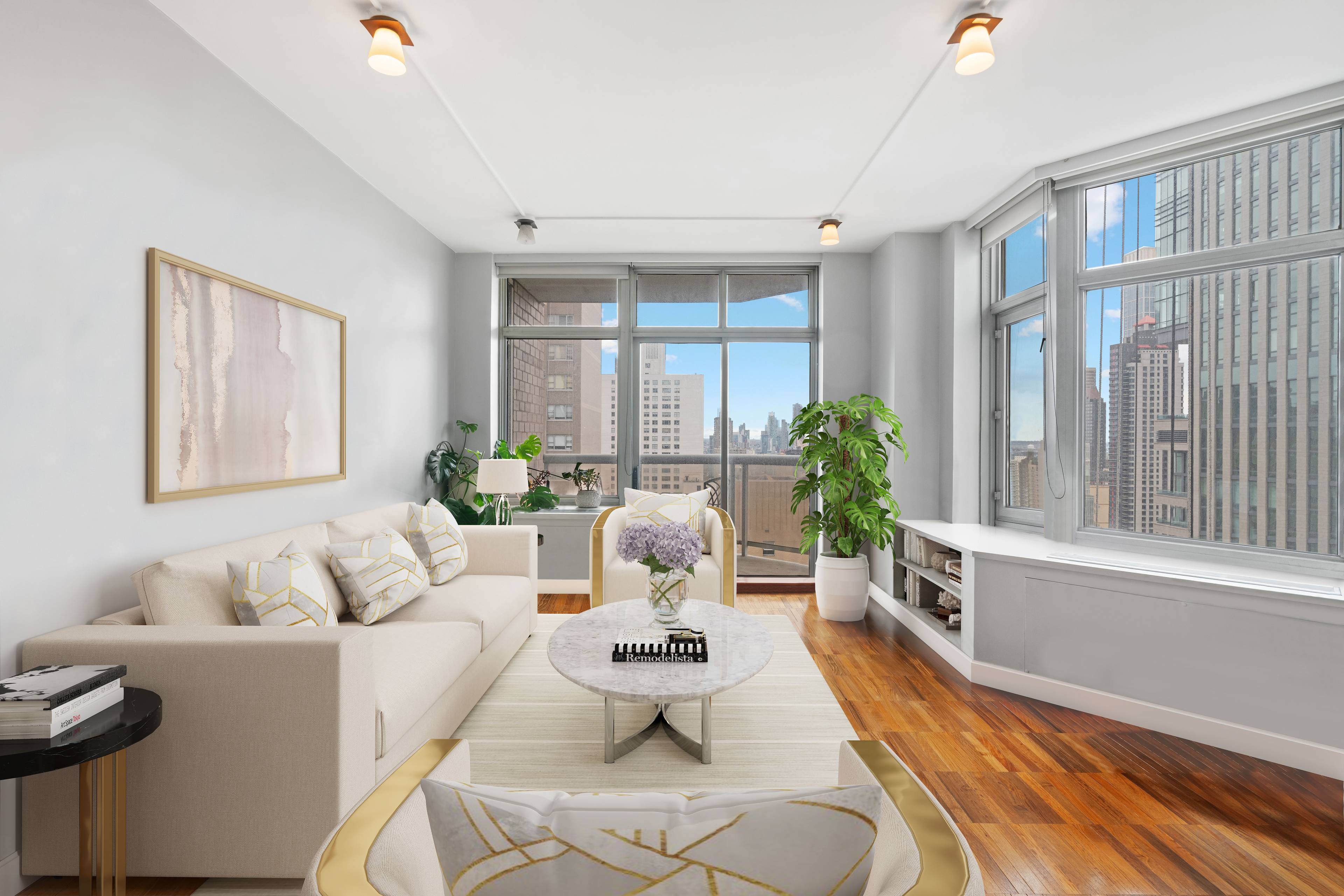 East 60's -The Royale: Sunny One Bedroom with Beautiful City Views