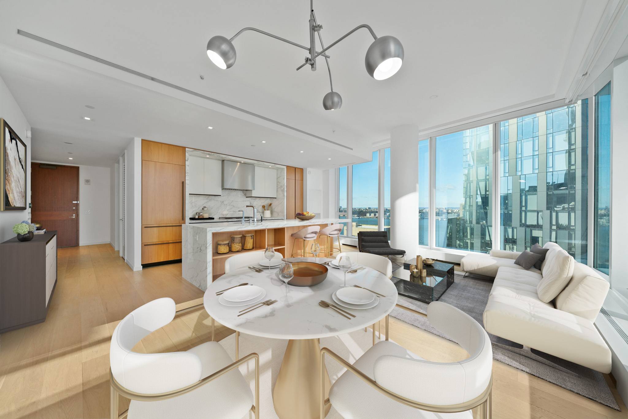 City and River Views from 2 Bed/2.5 Bath at 1 West End Condo!