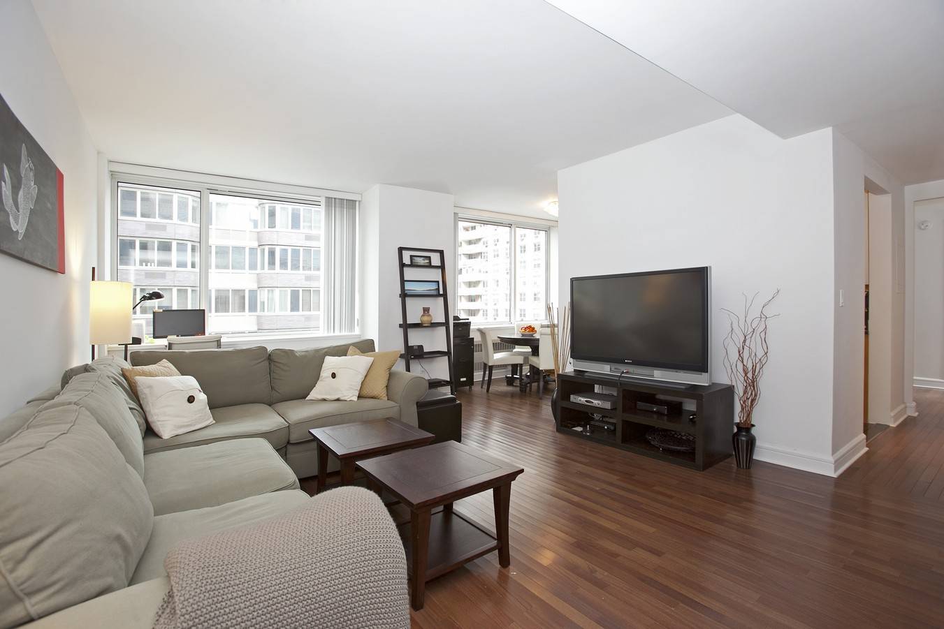 JUNIOR 4 with Partial River Views at 120 Riverside Blvd Condo!
