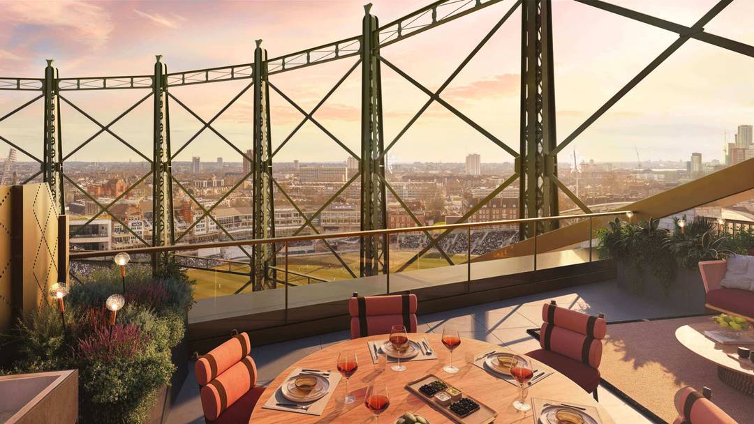 10th floor, 3 bedroom, 556sqft Terrace with Spectacular views over The Oval