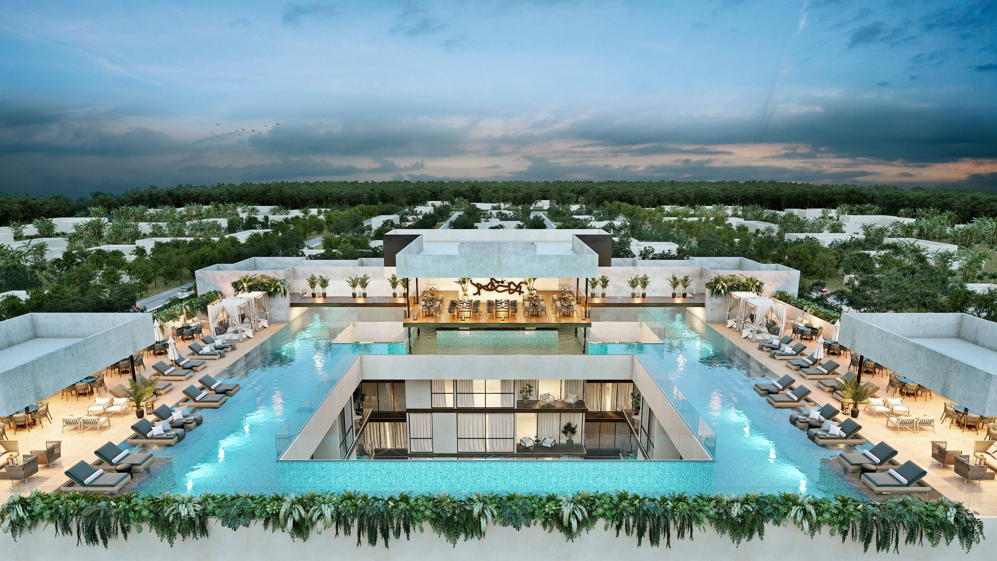 Luxury Ph for sale in Mexico, Located in Playa del Carmen’s Private Expat Neighborhood with Top Restaurants and Cafés