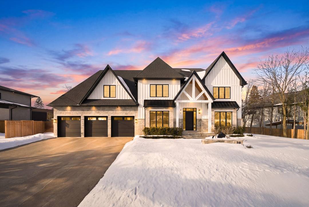 Custom Modern Farmhouse Home Located In King