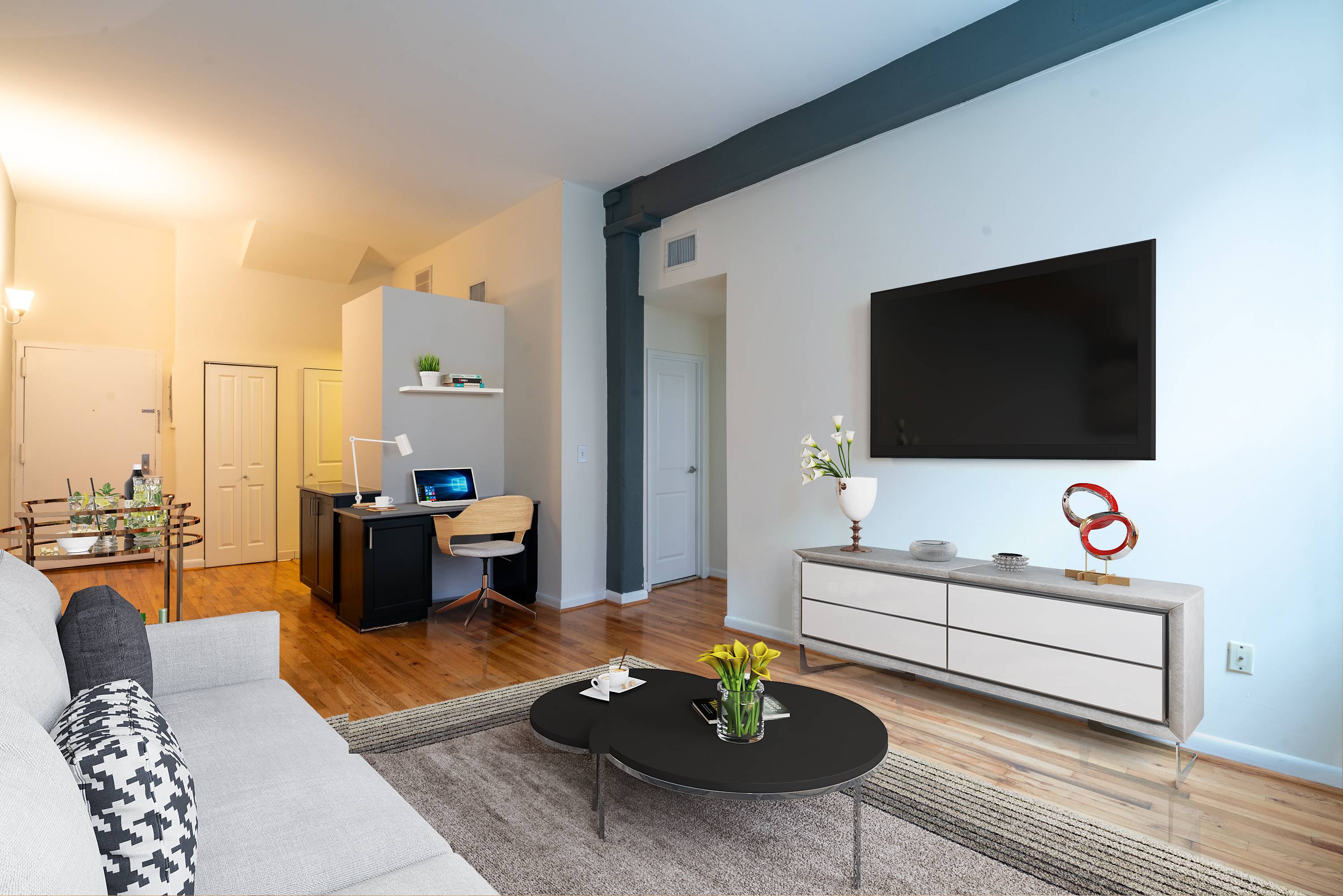 Soho-Style Lofts located in the heart of Downtown Hoboken!  Studio - 3 Bedroom Homes!  No Broker Fees!
