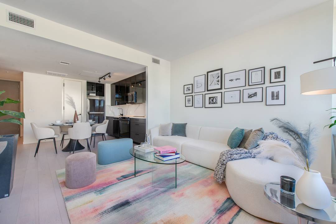 Allure 258 - 1 Bed + Den Luxury Rental Living