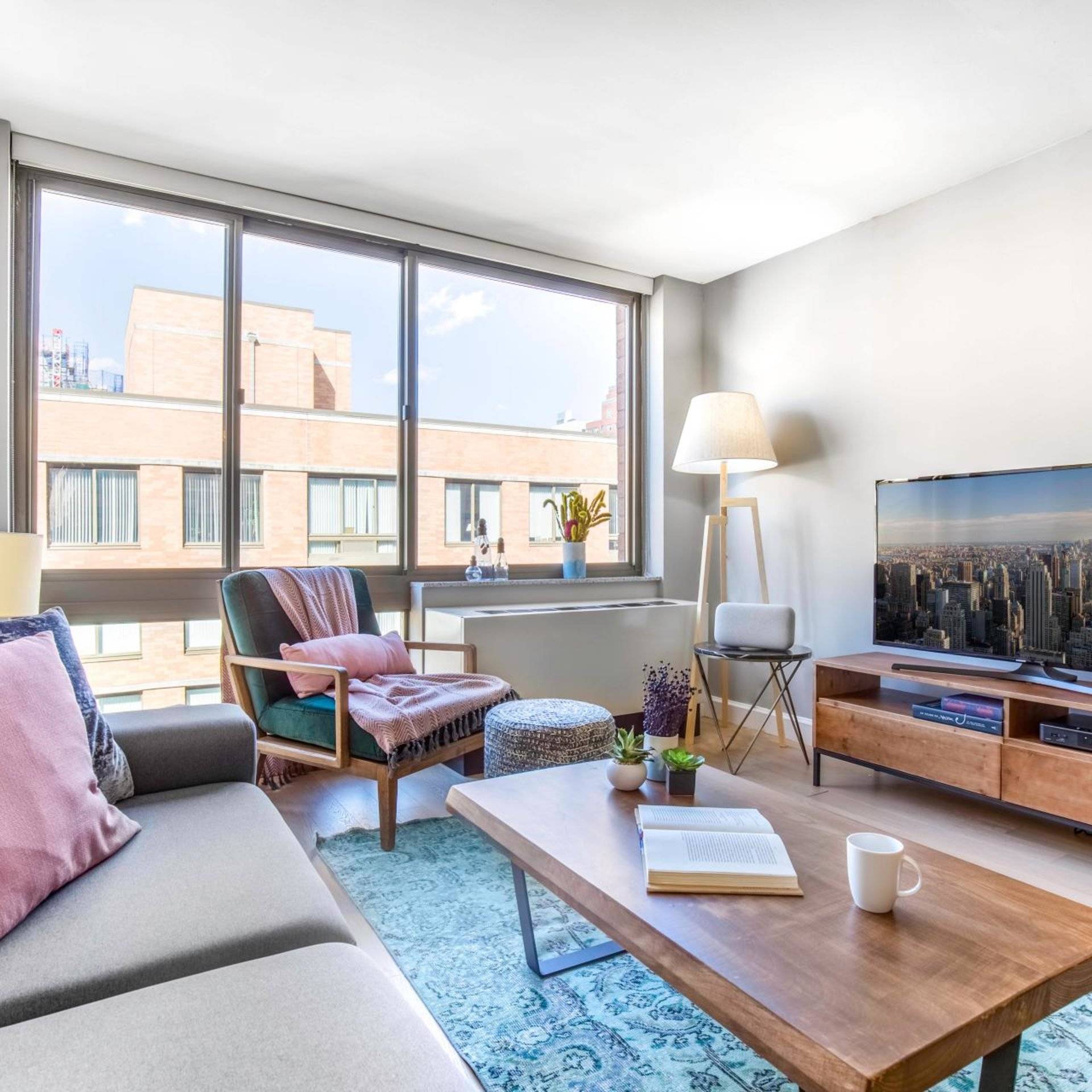 1 bedroom 1 bath with in home office, in luxury doorman Chelsea Building