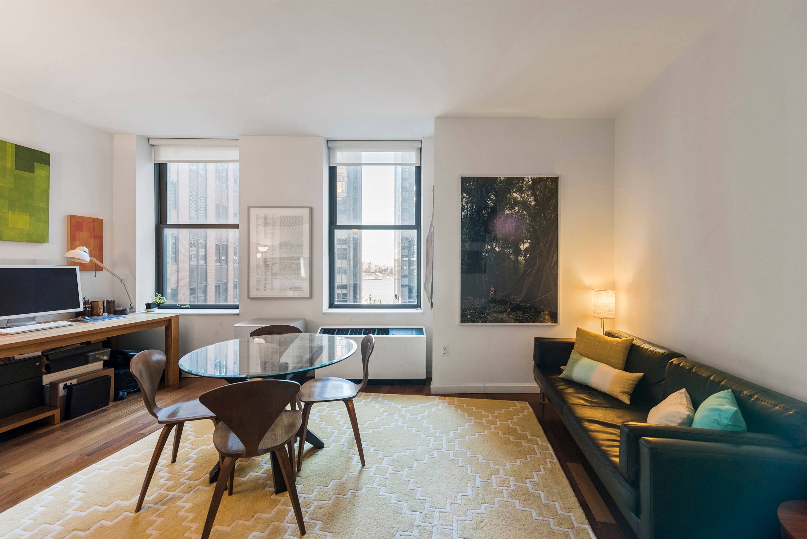 Corner 2 Bedroom with East River Views and Laundry in Unit.