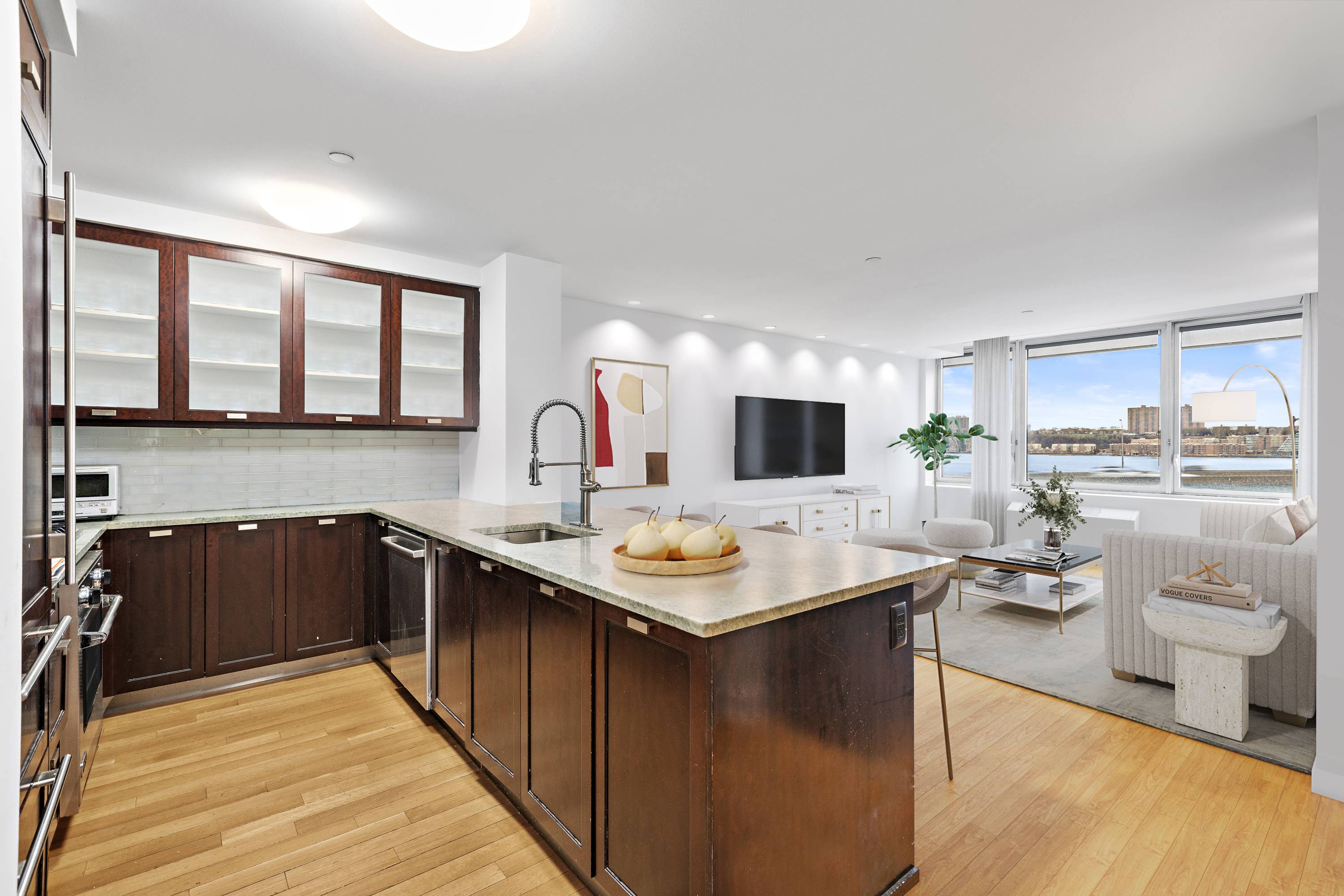 NEW TO MARKET | 1,170SF CONV 2 Bed 2 Bath | Direct Hudson River Views