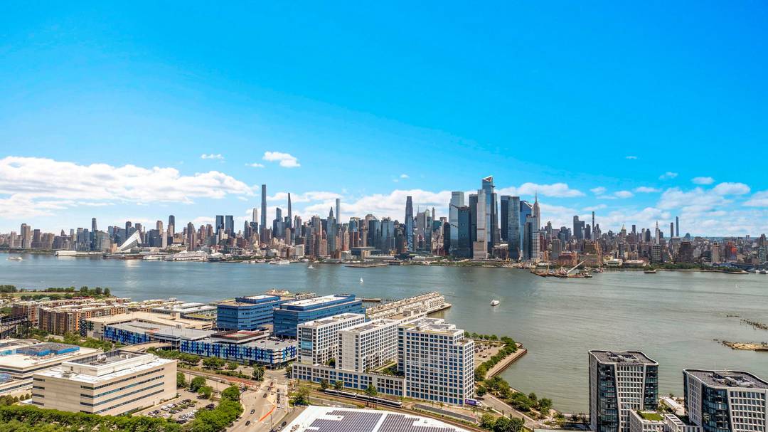 Sun-Filled 2BR/2BA with 200 SF Private Storage in Weehawken!
