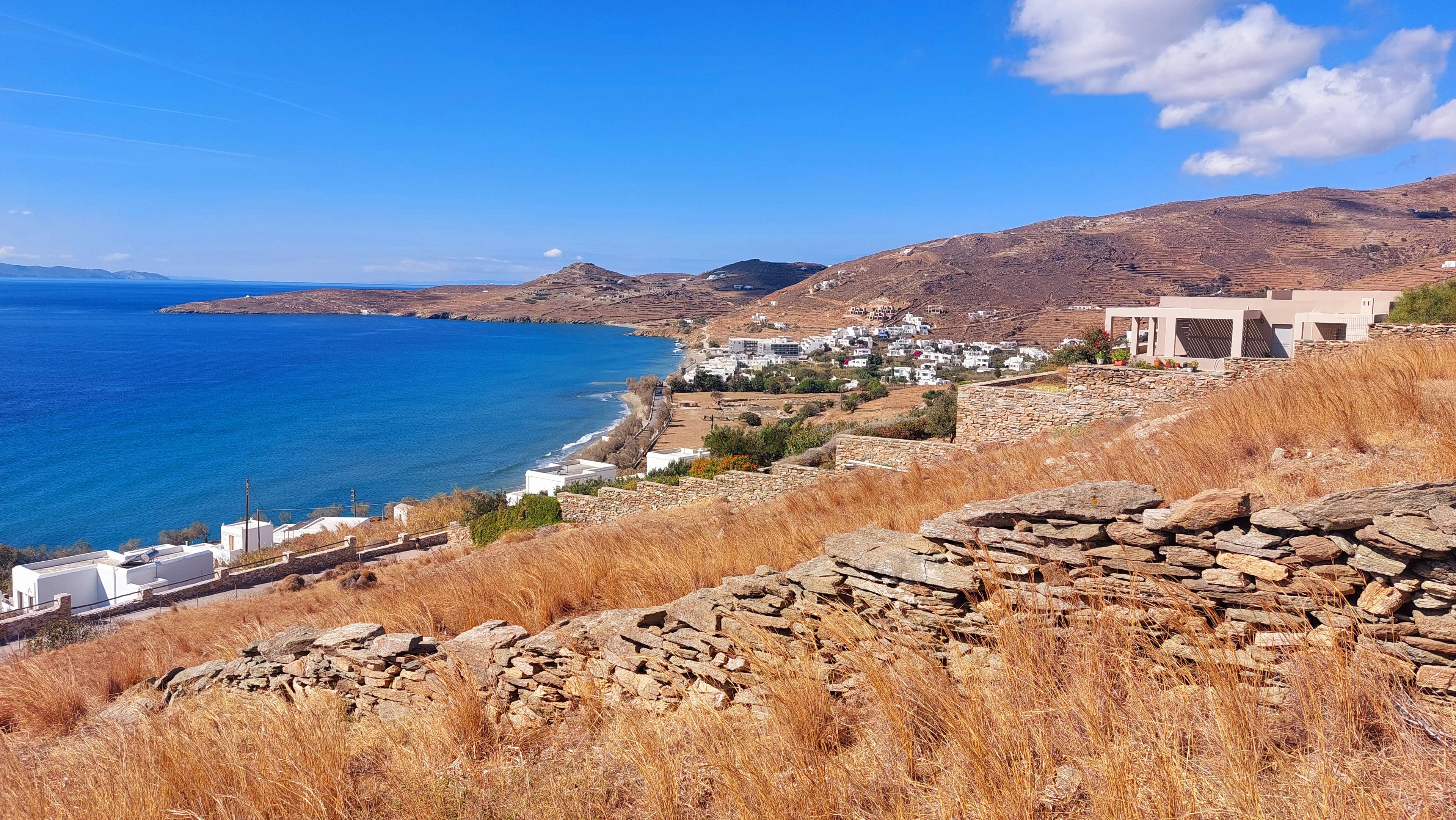 Seafront Property with building permit in Tinos, Agios Markos