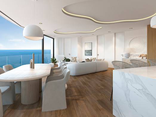 Magnificent apartment, duplex and penthouse on the front line at Cala Finestrat.