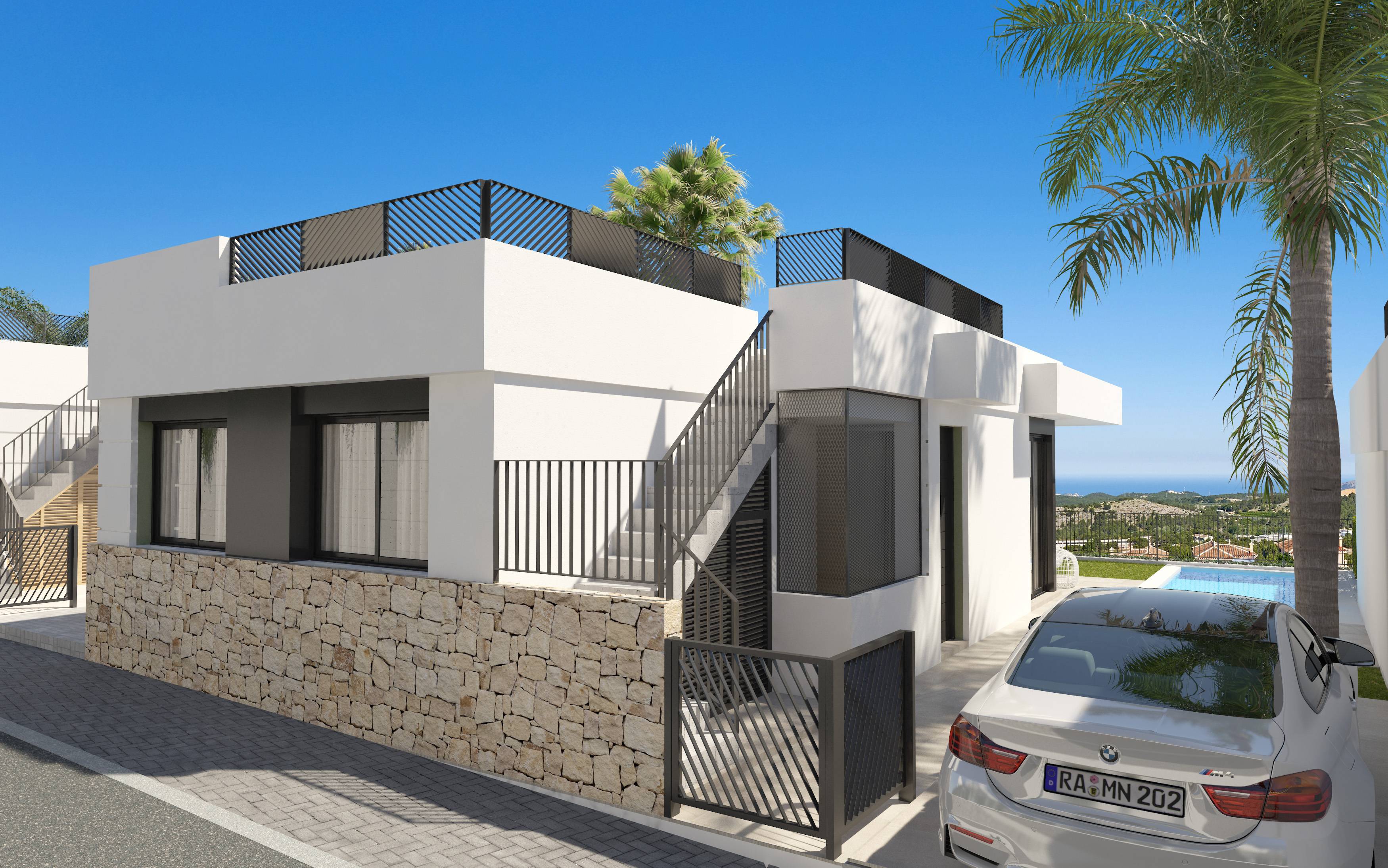 Magnificent villas in Polop Costa Blanca