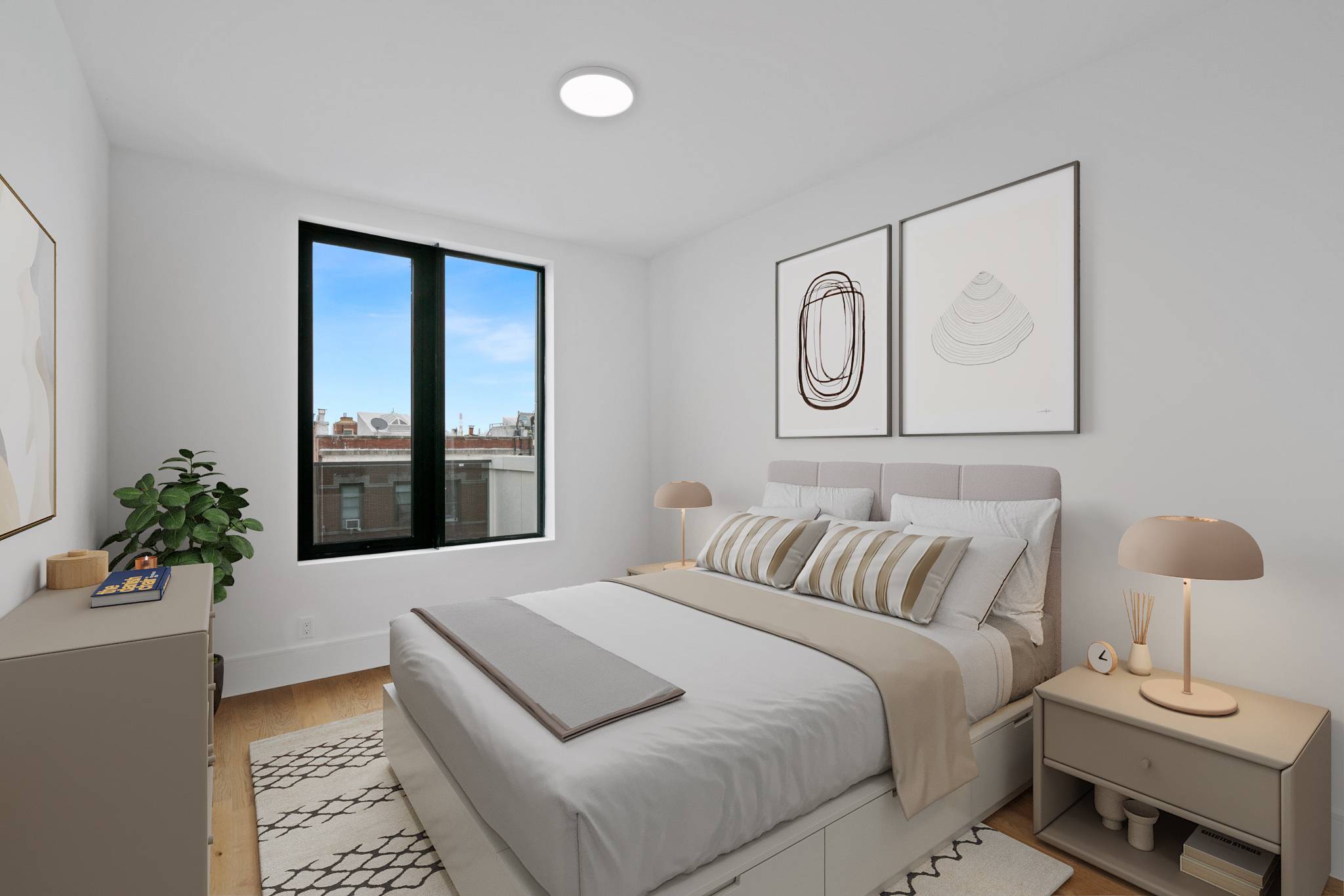 *South Facing 1 Bedroom | Modern Building | Real Wood Flooring | Virtual Doorman System*