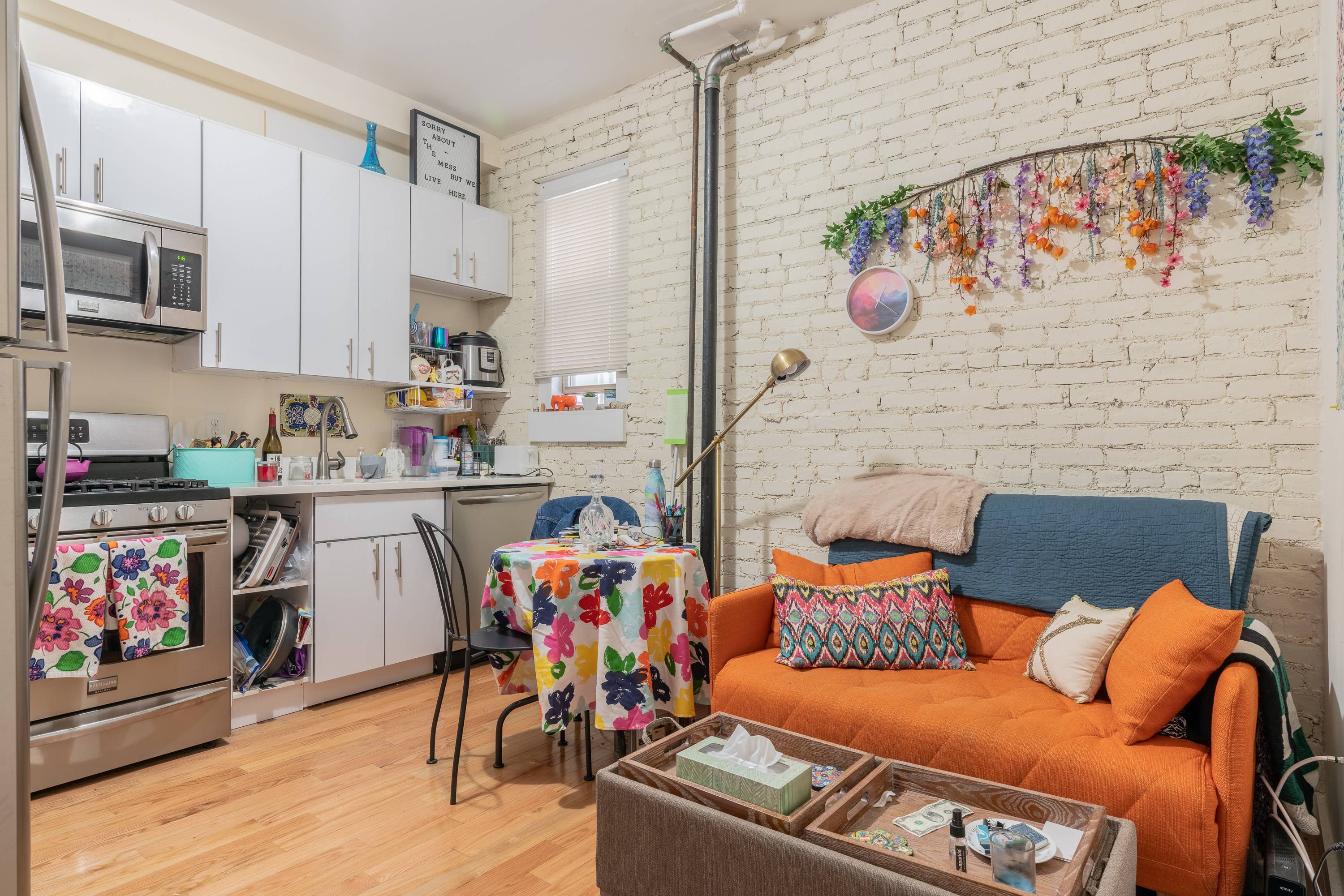Stunning Renovated 1BR in Prime Journal Square Location!  Laundry on Site, Seconds to the Journal Square Path Transportation Center!