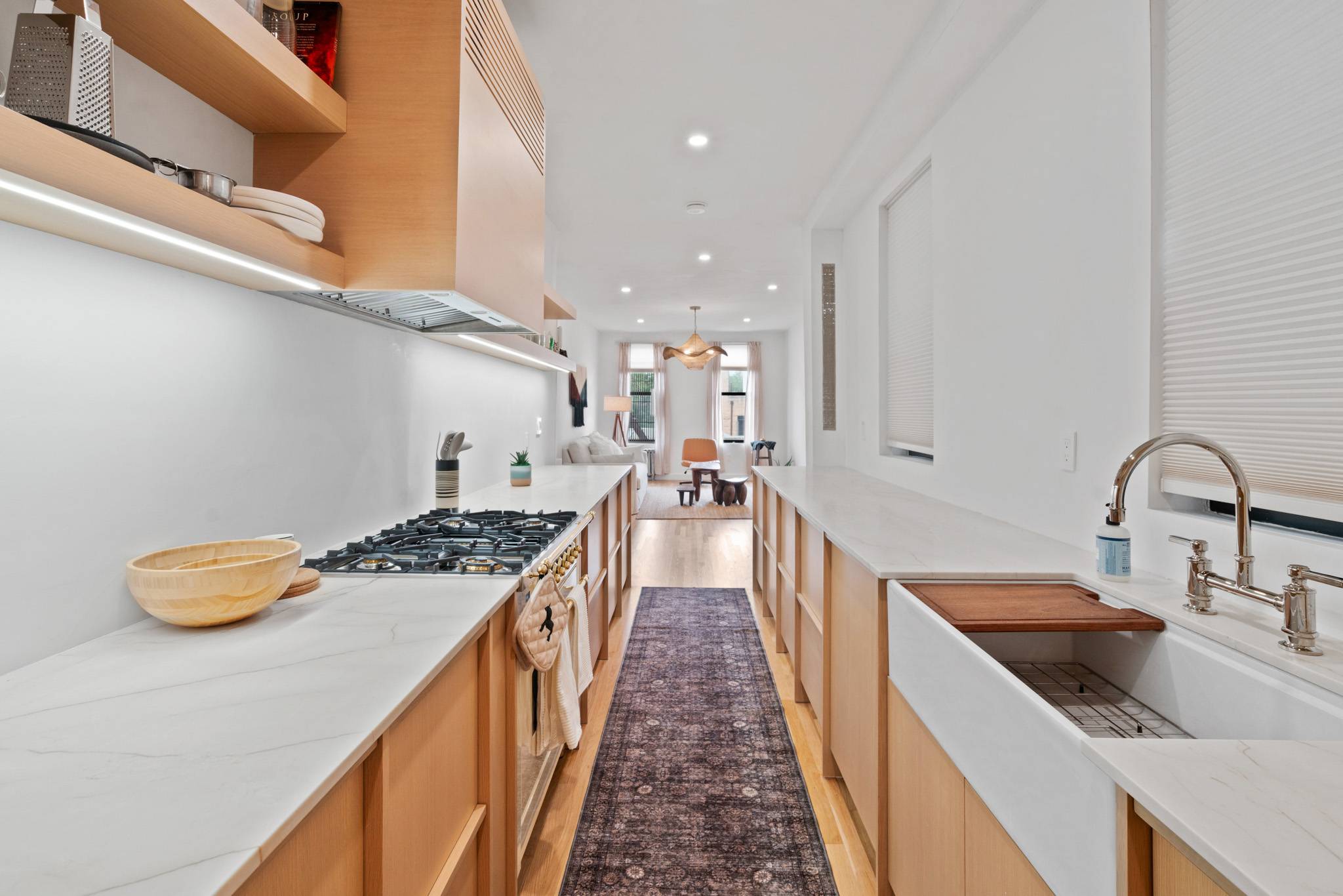 Meticulously designed and gut renovated, sun-filled convertible 2 bedroom, one bath home available on LES