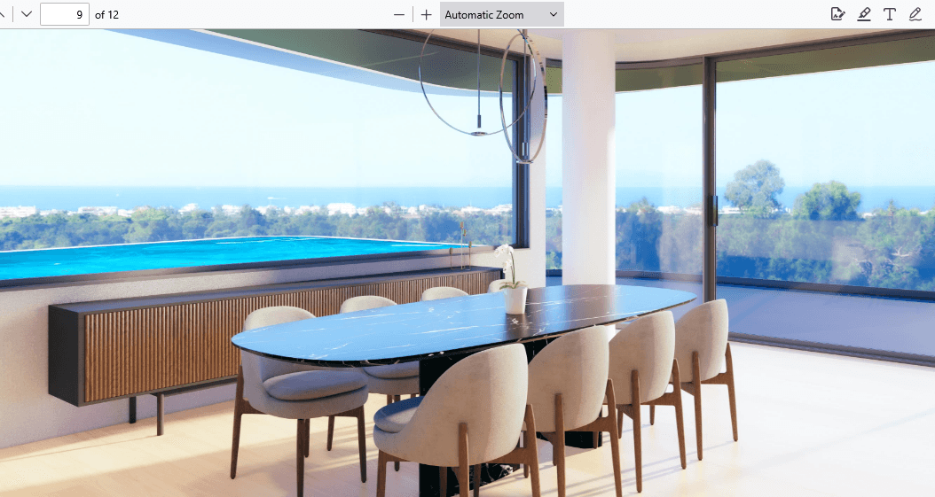 An exceptional 181-square-meter apartment, with Swimming Pool.