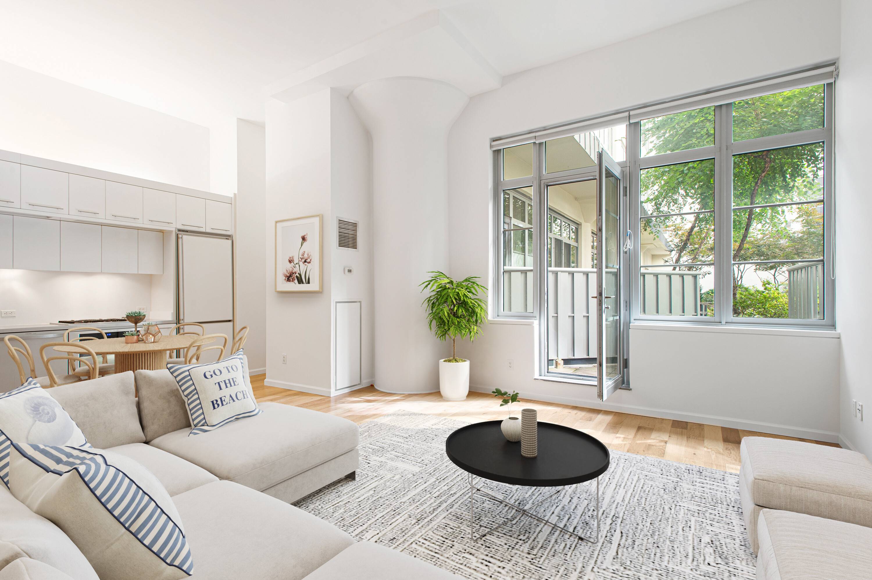 Spacious 862 sq. ft.  Loft With Private Outdoor Space at Luxury Arris Lofts in Long Island City