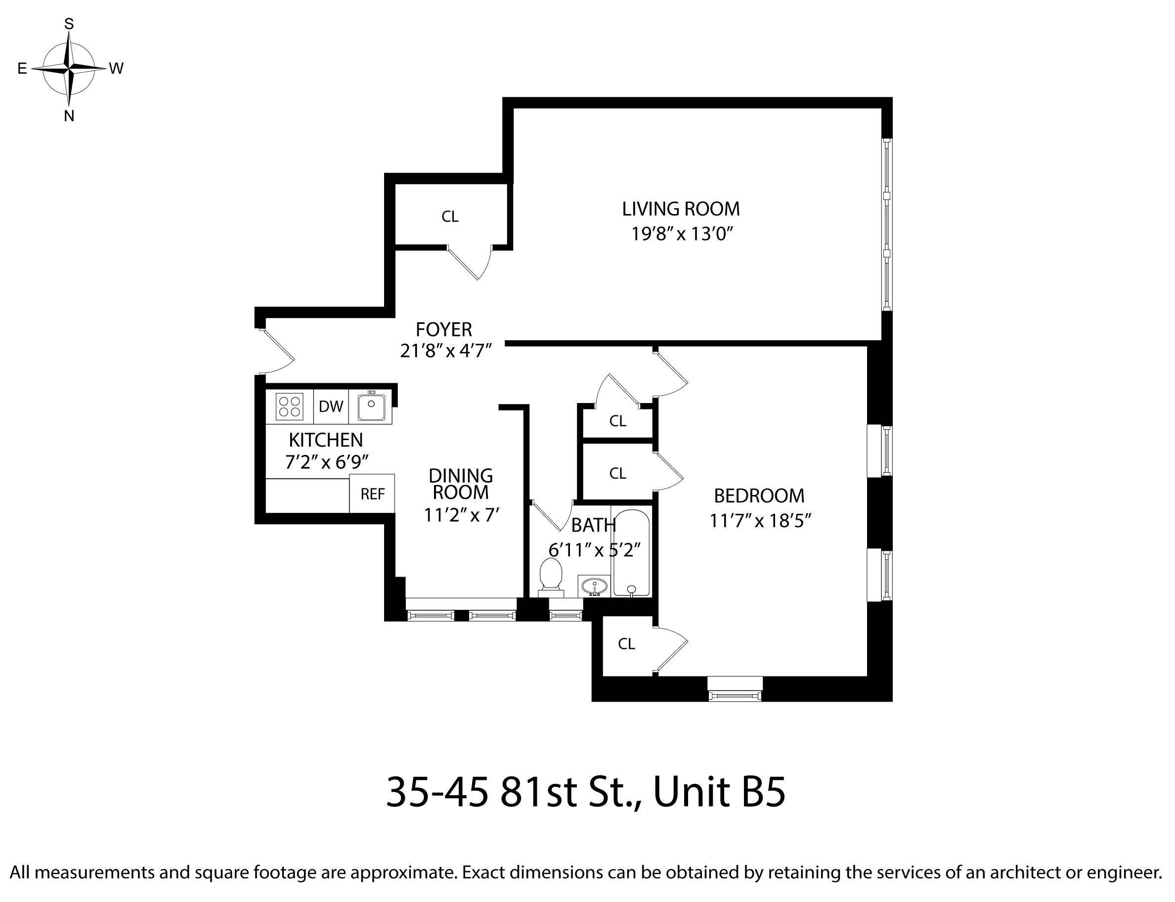Classic Pre-war One Bedroom in the Historic District