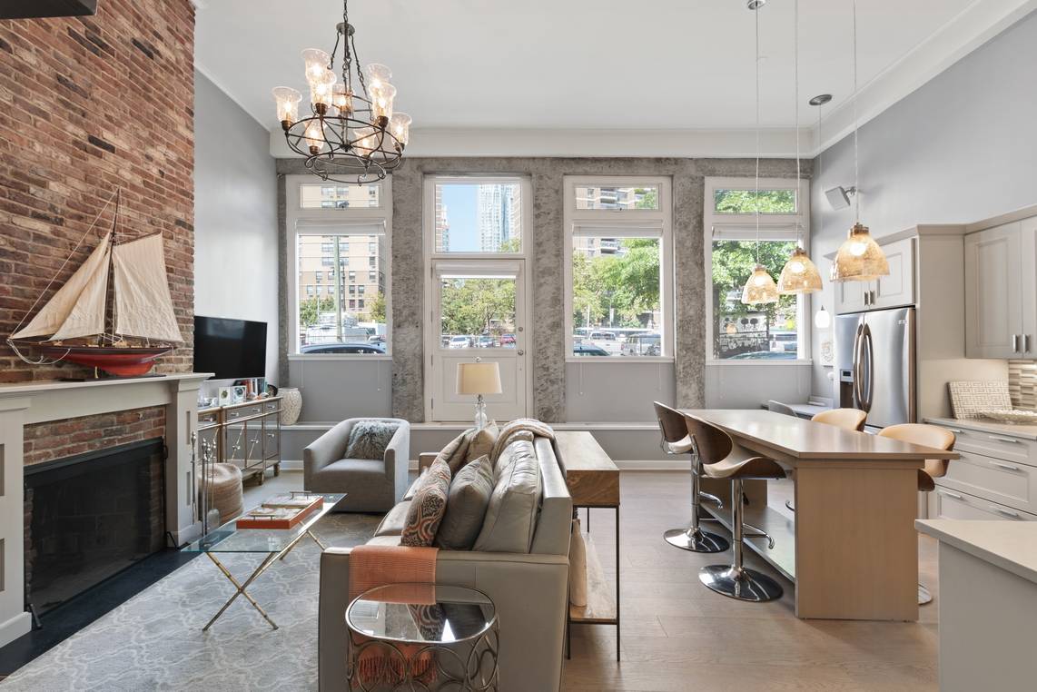 A Luminous Furnished No Fee 2 Bed 2 Bath Duplex in the South Street Seaport