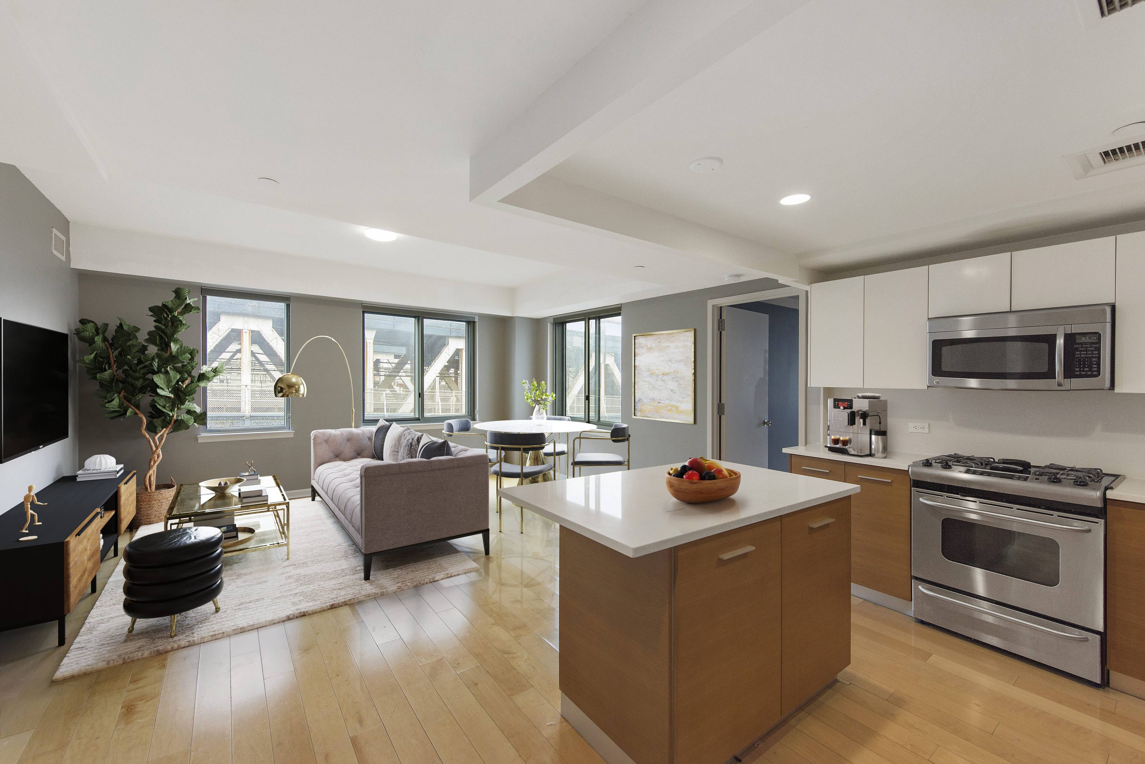 Luminous Corner 2 Bedroom Condo Unit in Prime DUMBO