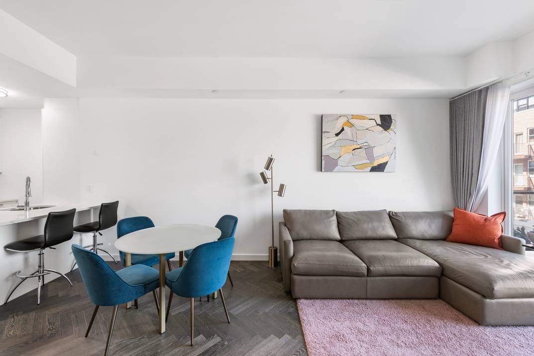 Luxury two bed two bath with large balcony / deeded parking.