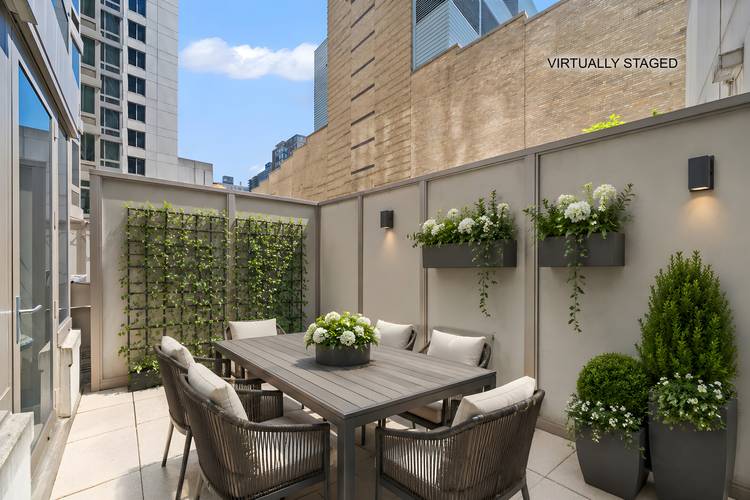 Rare Condo Studio with Private Terrace and Walk in Closet!