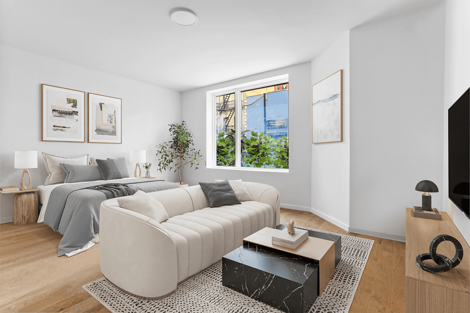 Modern Studio in vibrant East Harlem