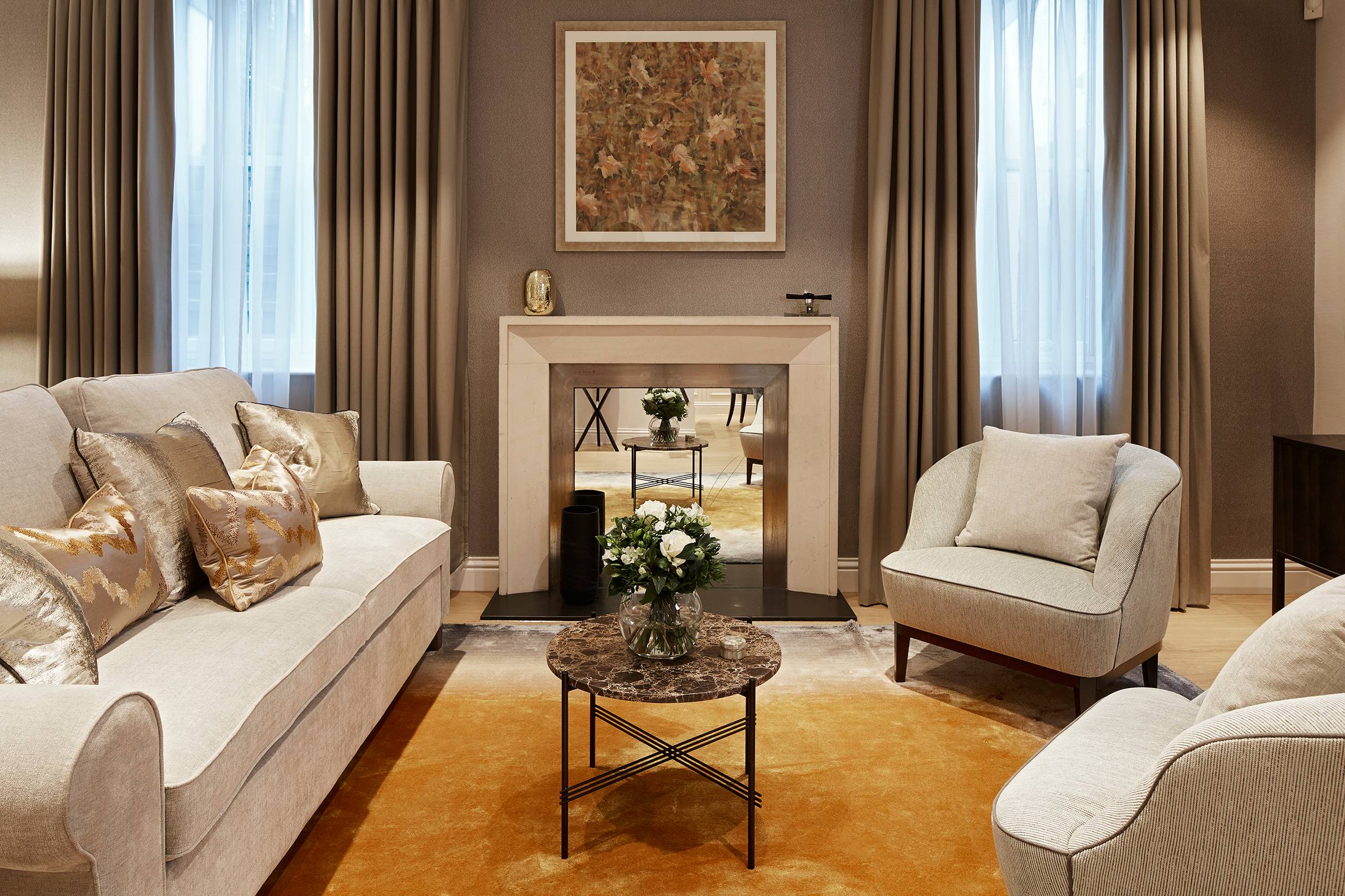 Luxury One-Bedroom Serviced Apartment in a Palatial Kensington Residence