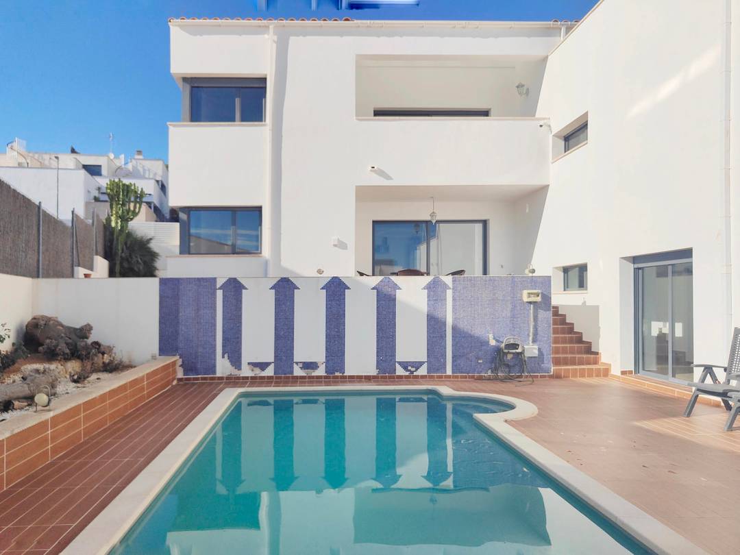 Semi detached house with private pool, garden and spectacular sea views in Calafell