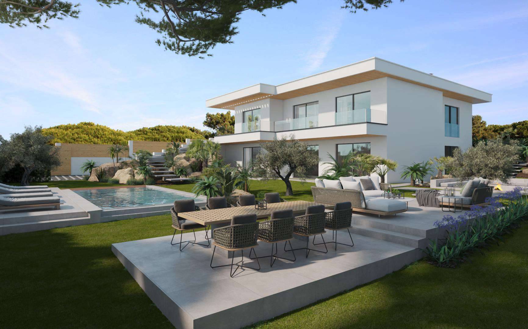 Luxury Villa  | 5 suites | Pool & Outdoor Fireplace  | 8min to the beach | Contemporary Style |