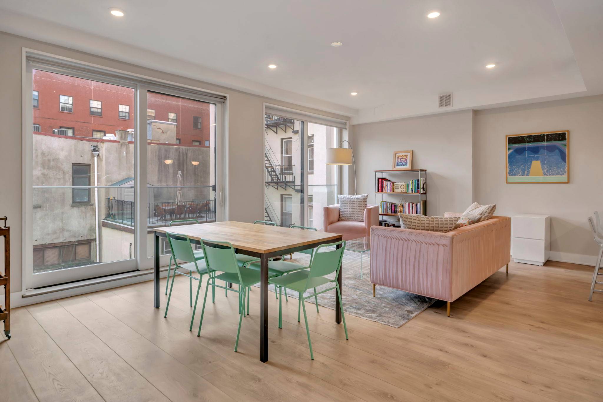 Luxury Condo Uptown Hoboken- 2 Bedrooms  2 Bathrooms -2 minutes to Ferry