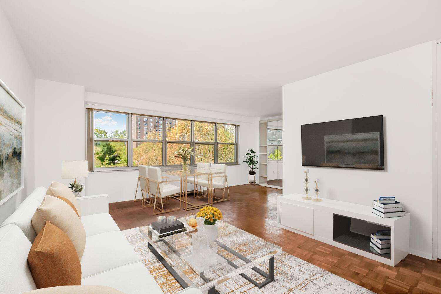 Spacious Alcove Studio with Hudson River Views at River Point Towers – Motivated Seller!