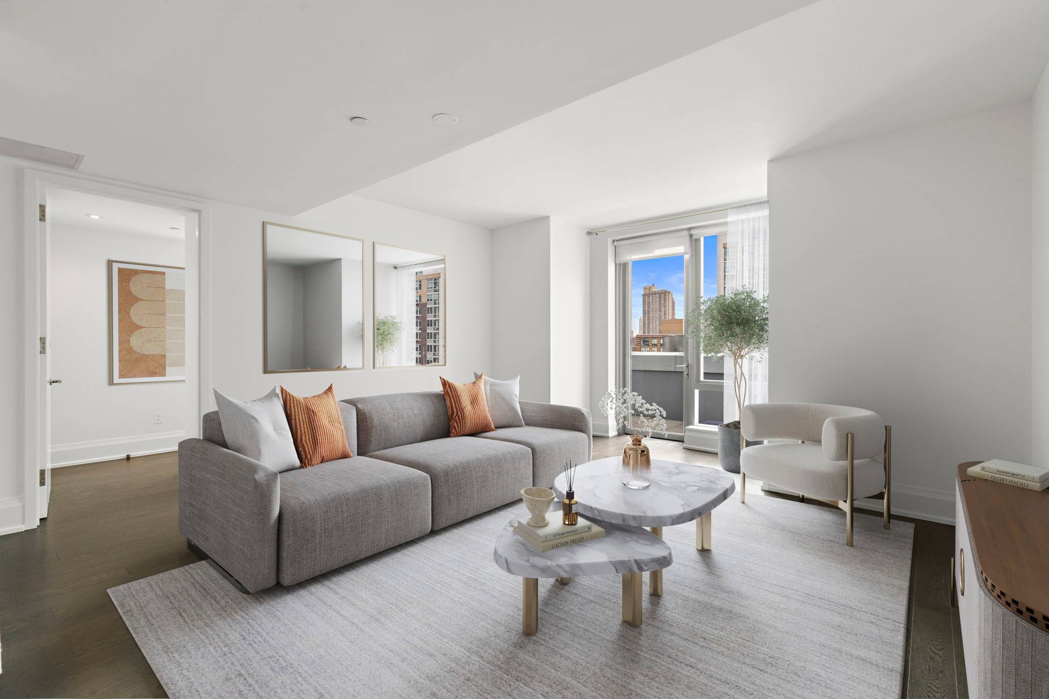 Stunning 2BR with Private Terrace and City Views