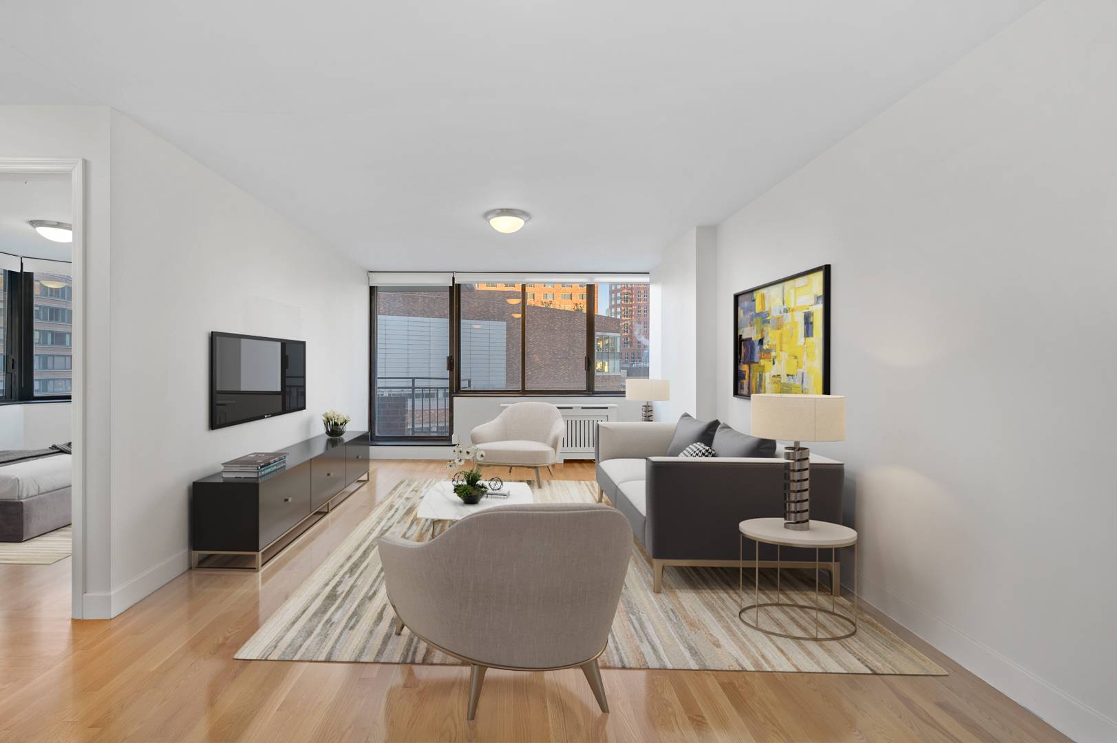 Renovated two bedroom with private balcony