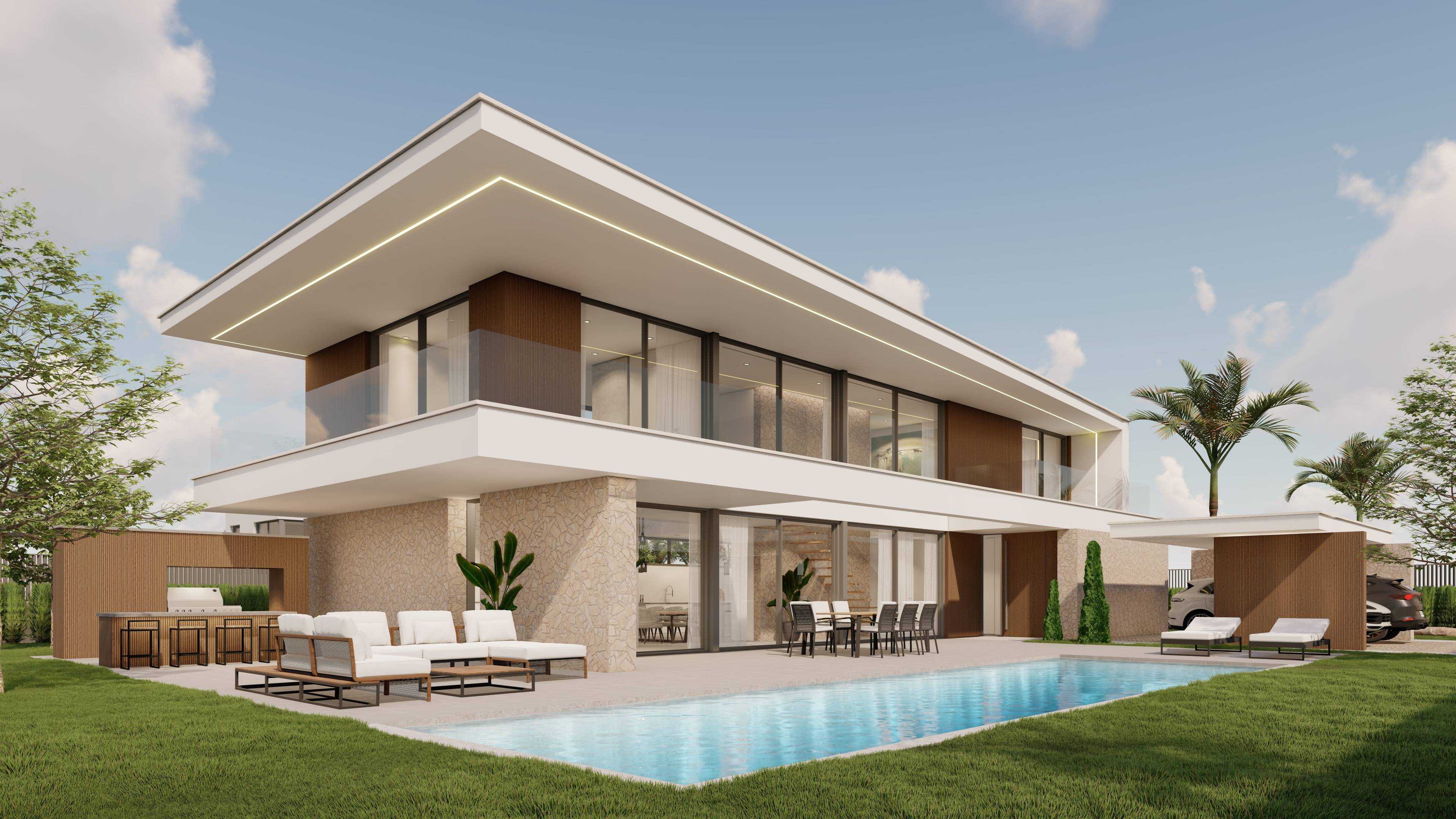 Modern New Build Luxury villa in Cabo Roig, Orihuela Costa.