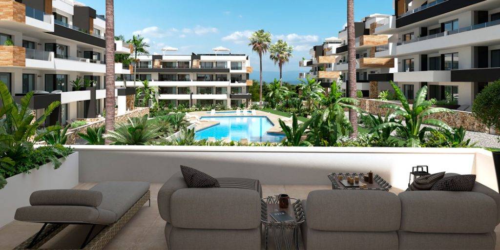 Modern new build residencial complex in Los Altos Costa Blanca South