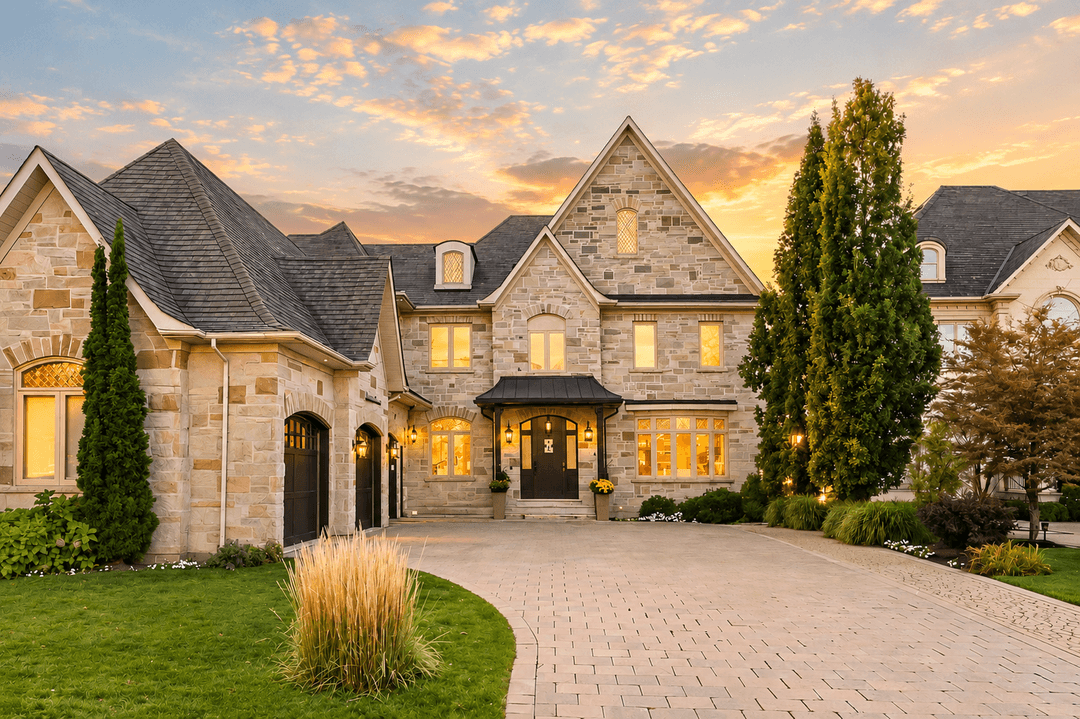 Set on a rare ravine lot on one of Woodbridge's most tightly held streets