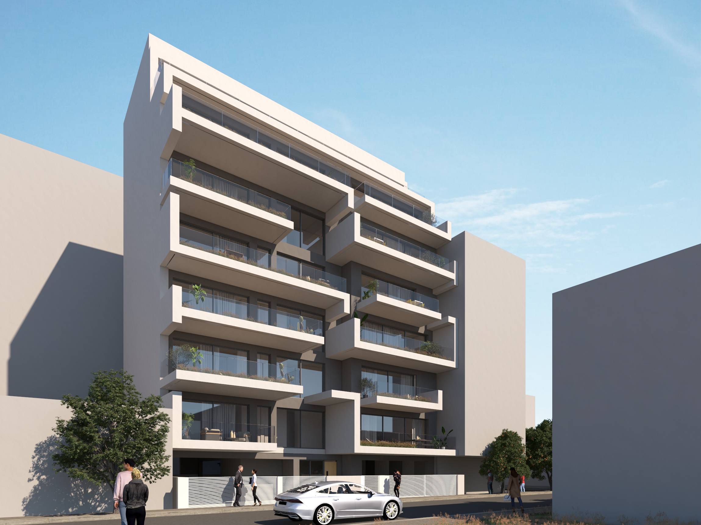 Votanikos Vista: Modern Urban Retreat with Balcony and Parking for a Contemporary Lifestyle