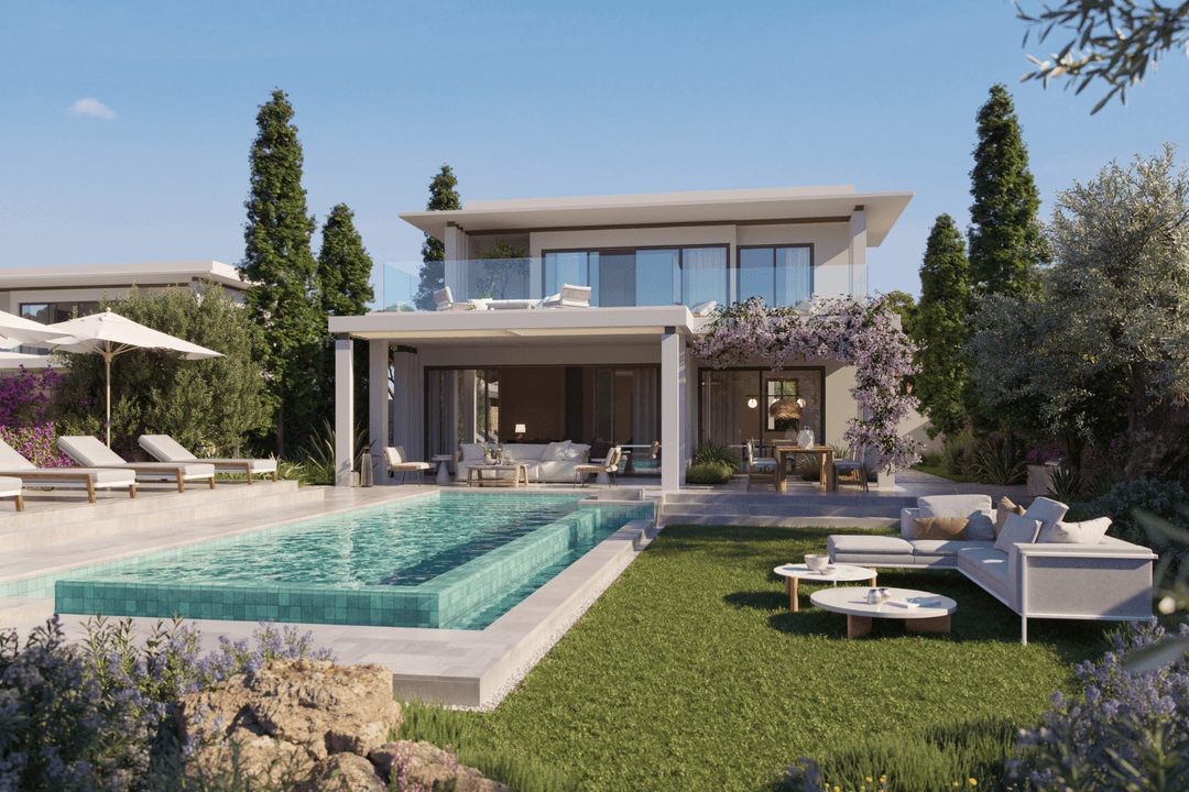 Three-Bedroom Luxury Villa with Pool and Golf Views in Cyprus - Skylark Villa, Limassol Greens