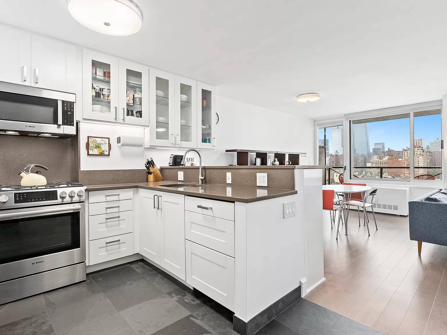 Prime Chelsea Mint Two Bedroom w Views,  Floor to Ceiling Windows Gym, Garage & Much More