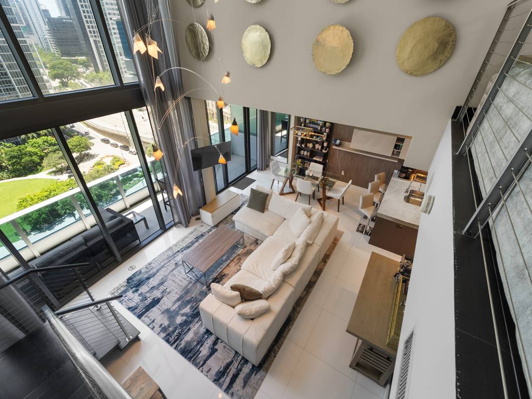 Priced to Sell. A Two-Story Residence On the Miami River | Beside Aston Martin Residences, Yacht Dockage Below