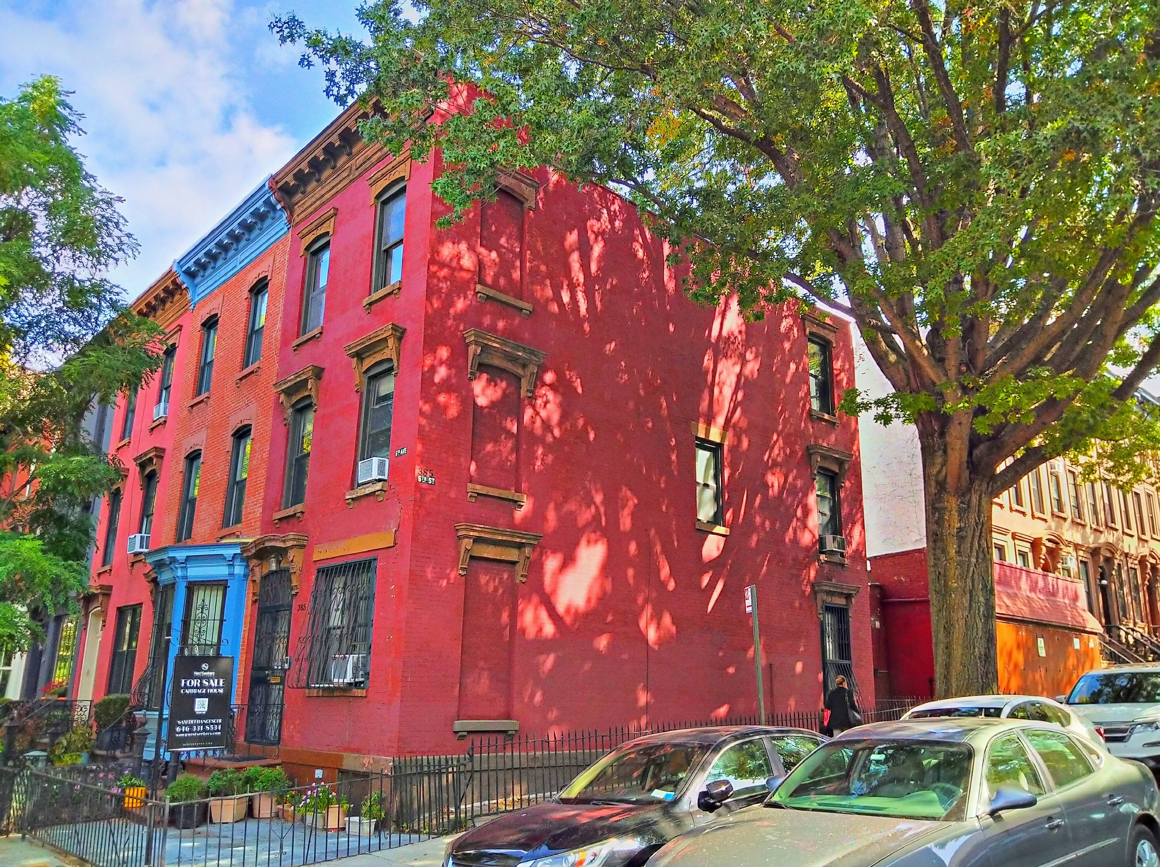 385 6th Avenue - The Park Slope Motorcar Carriage House - 3 Family Building - 4 Car Garage - 820FAR
