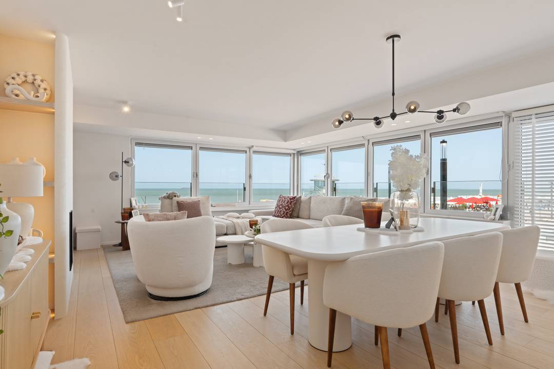 Elegant Coastal Living with Panoramic Sea Views in Knokke