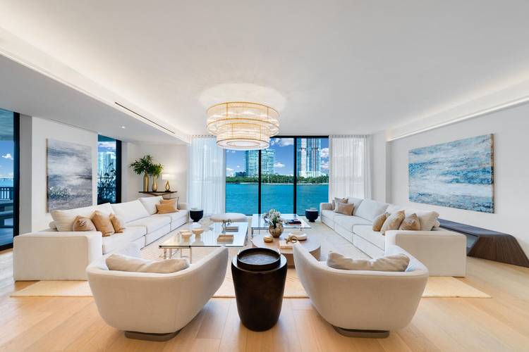 Fisher Island’s Ultimate Waterfront Sanctuary | A Fully Remodeled Palazzo Della Luna Corner Residence