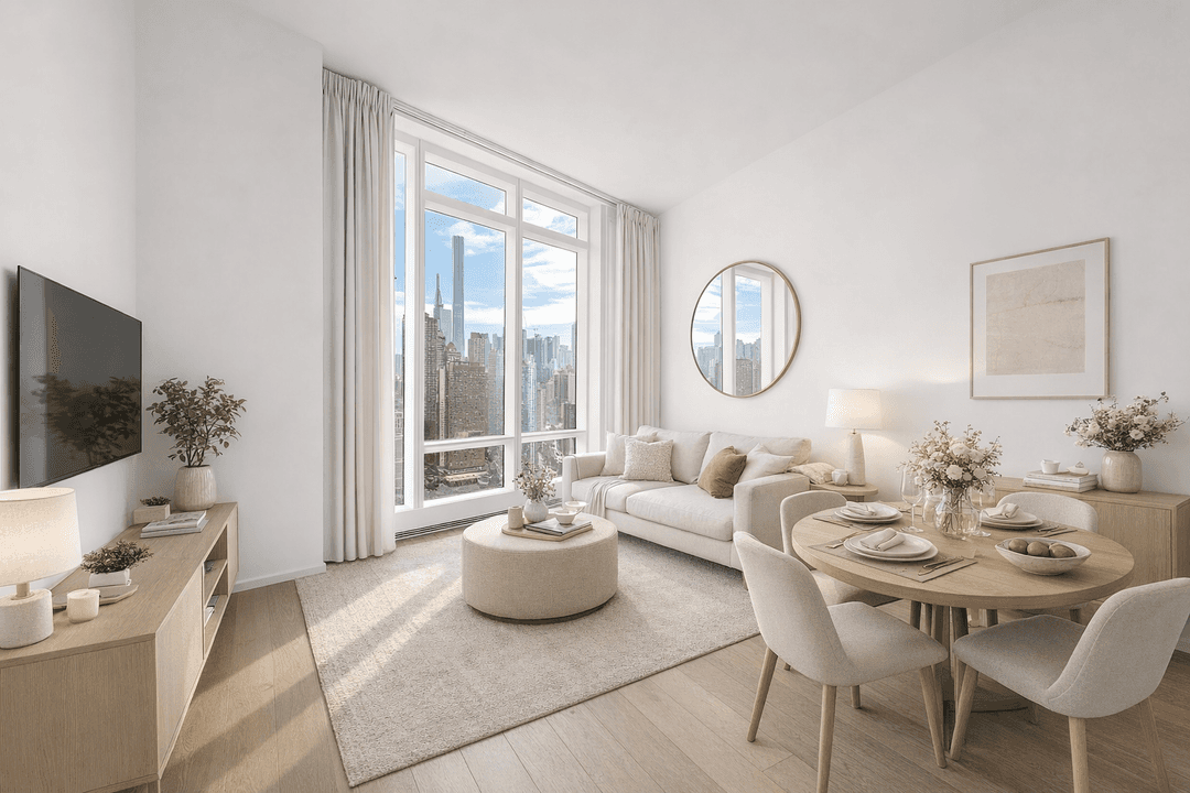 ELEGANT 29TH FLOOR ONE-BEDROOM WITH SKYLINE VIEWS, STORAGE INCLUDED & TAX ABATEMENT TO 2039