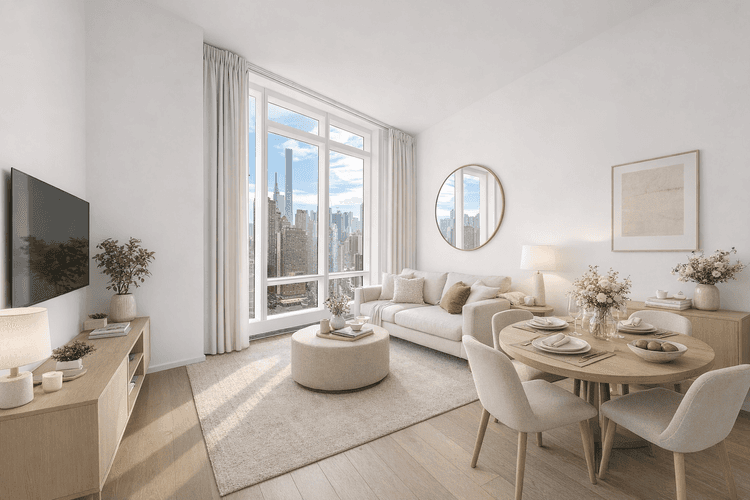 ELEGANT 29TH FLOOR ONE-BEDROOM WITH SKYLINE VIEWS, STORAGE INCLUDED & TAX ABATEMENT TO 2039