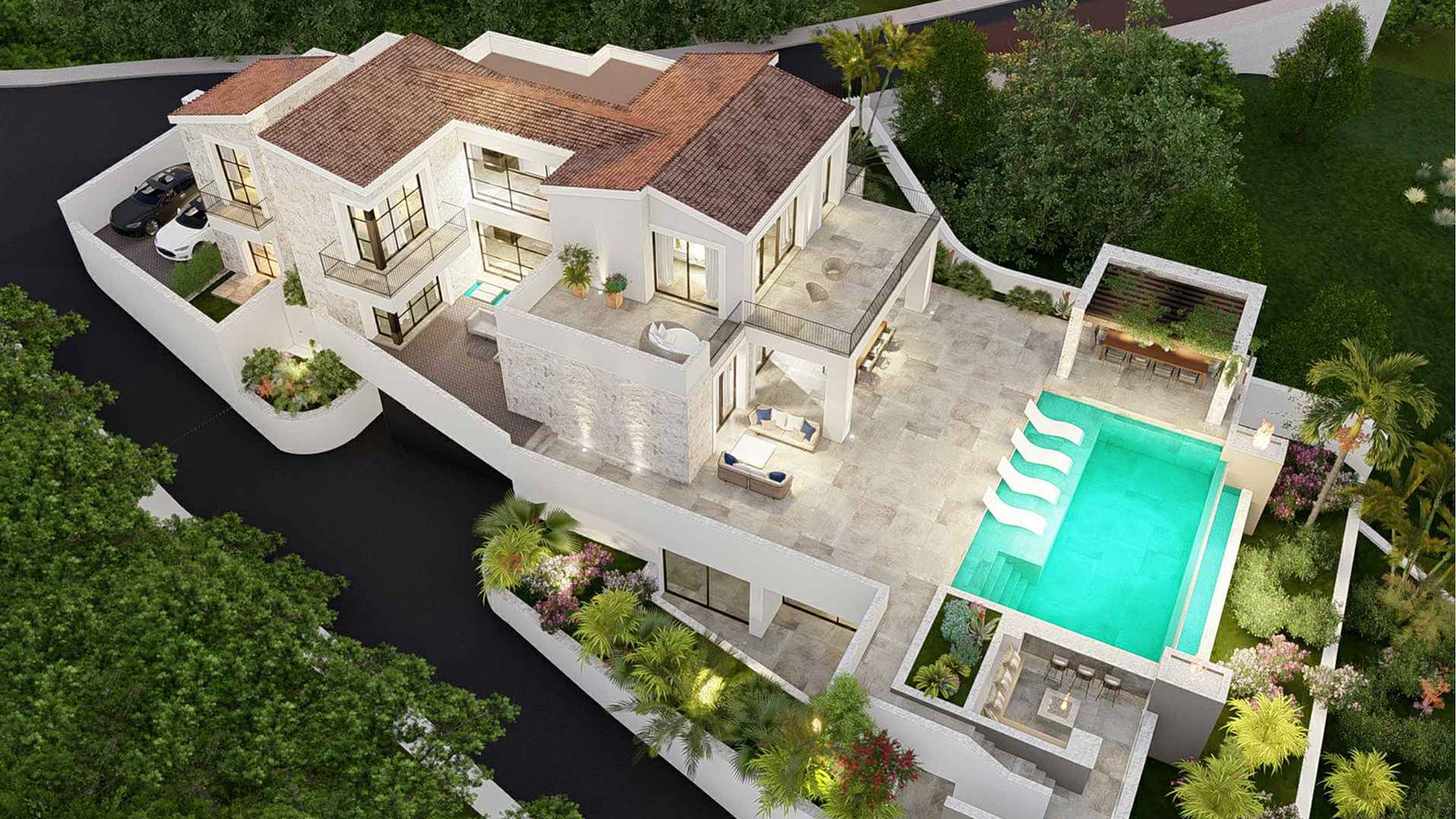 Spanish Corner - Villa 16: Near to completion, this stunning estate is situated on a luxurious plot within the exclusive gated community of The Hills in La Quinta